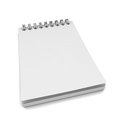 Canvas Print - Blank notebook