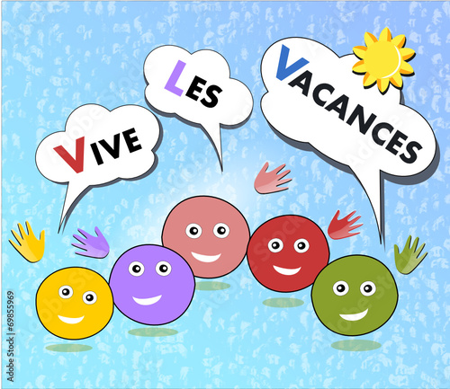 Vive Les Vacances Buy This Stock Vector And Explore Similar