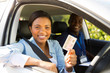 © michaeljung - african student driver passes driving test