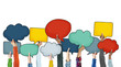 © Rawpixel.com - Group of Diverse People Holding Colorful Speech Bubbles