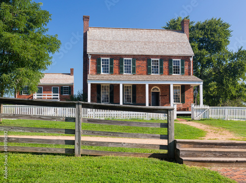 Fotografie, Obraz Clover Hill Tavern at Appomattox National Park