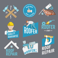 Sticker - Roofer label set