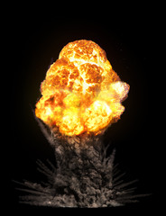 Massive explosion