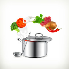 Wall Mural - Cooking, vector