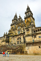 Wall Mural - The Cathedral of Santiago de Compostela, Spain