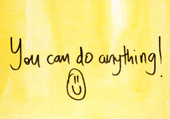 motivational message you can do anything