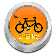 Canvas Print - E-Bike Button