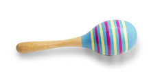 Blue Baby Wooden Rattle