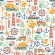 © yarrowbuttercup - seamless pattern with child icons
