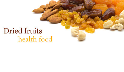 Poster - Mix of different dried fruits