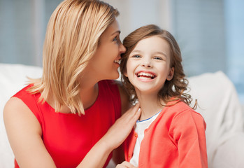 Poster - mother and daughter cuddling