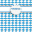 Bavarian Oktoberfest Flyer Banner Heart