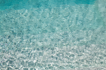 water in pool, sea or ocean