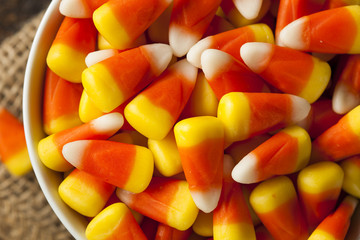 Poster - Colorful Candy Corn for Halloween