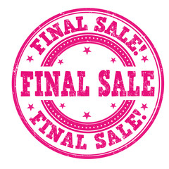 Final sale stamp