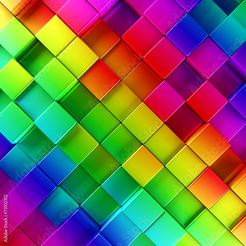 Colorful blocks abstract background