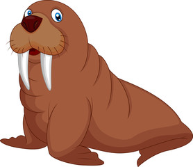 Poster - Cartoon walrus