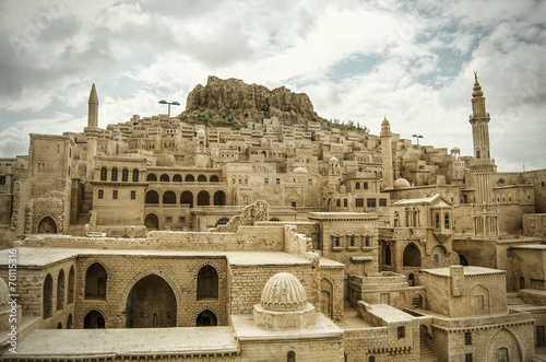 Naklejka - mata magnetyczna na lodówkę Mardin Houses@Turkey