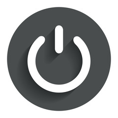 Poster - Power sign icon. Switch on symbol.