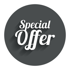 Poster - Special offer sign icon. Sale symbol.