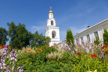 Poster - St. George's Monastery in Veliky Novgorod, Russia