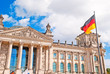 canvas print picture - Deutscher Bundestag im Berliner Reichstagsgebäude