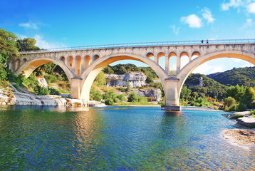 Wall Mural - Le pont de Collias sur le Gardon