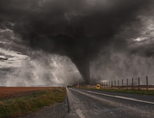Tornado Disaster Concept 
