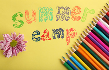 Wall Mural - summer camp concept