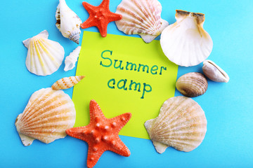Wall Mural - summer camp concept