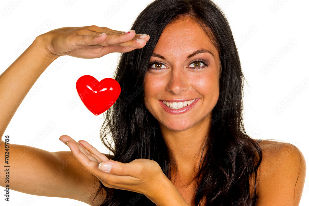 Stock-Foto „verliebte junge Frau“ | Adobe Stock