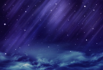Wall Mural - beautiful background of the night sky
