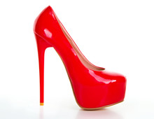 Red High Heel Women Shoes