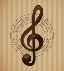 Wall Mural - music design