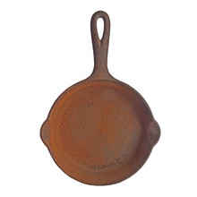 Vintage Rusty Cast Iron Skillet
