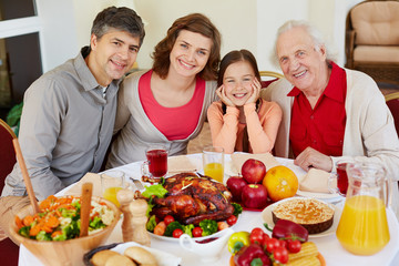 Canvas Print - Thanksgiving festivity