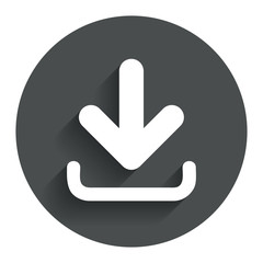 Poster - download icon. upload button.