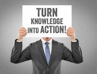 Canvas Print - Turn Knowledge into Action