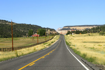 Canvas Print - on the way to Zion, UT 9