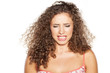 © vladimirfloyd - nervous and angry girl with curly hair
