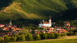 Rasinari Village in Sibiu, Transylvania Romania