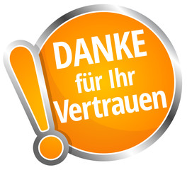 Sticker - Danke für Ihr Vertrauen!