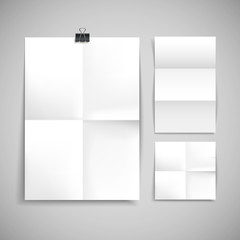 paper blank brochure template