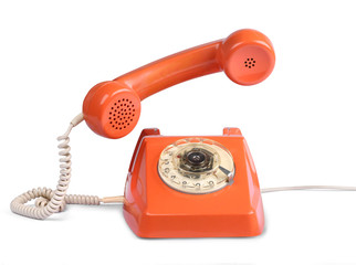 Vintage telephone answer handset