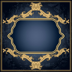 Wall Mural - Vintage ornament frame