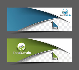 Wall Mural - Set Of Modern Business Design Banner Template