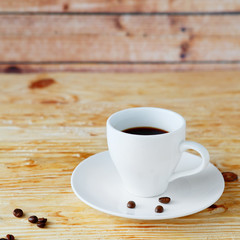 Canvas Print - cup of strong coffee