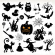 © nafanya241 - Halloween icon set. Hand draw vector illustration