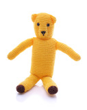 Fototapeta  - Wool teddy bear - crafts