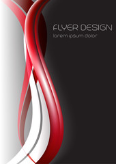 Poster - business flyer template, corporate banner or wallpaper design